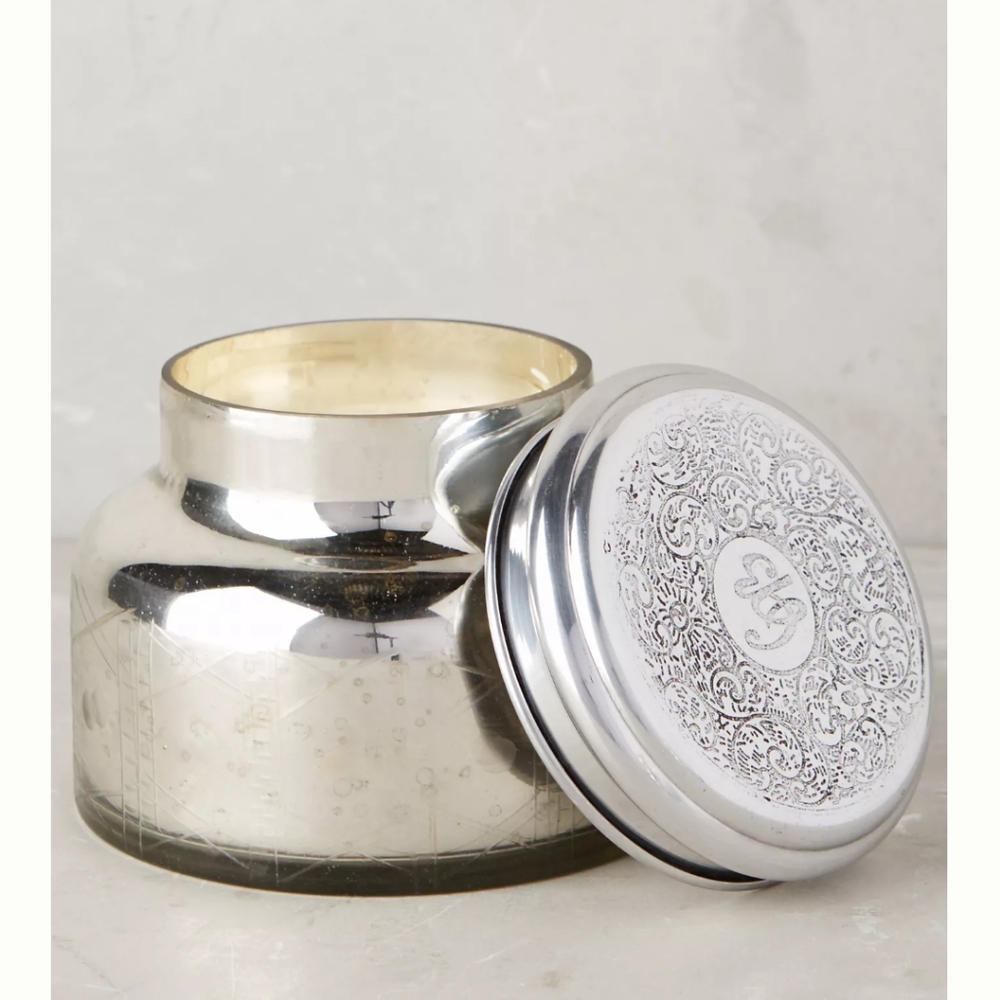 Capri Blue Volcano Giant Mercury Glass Jar Candle